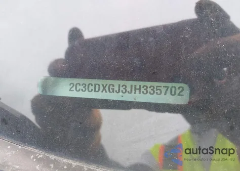 2018 Dodge Charger R/T Scat Pack Rwd из США, поврежденный, VIN 2C3CDXGJ3JH335702